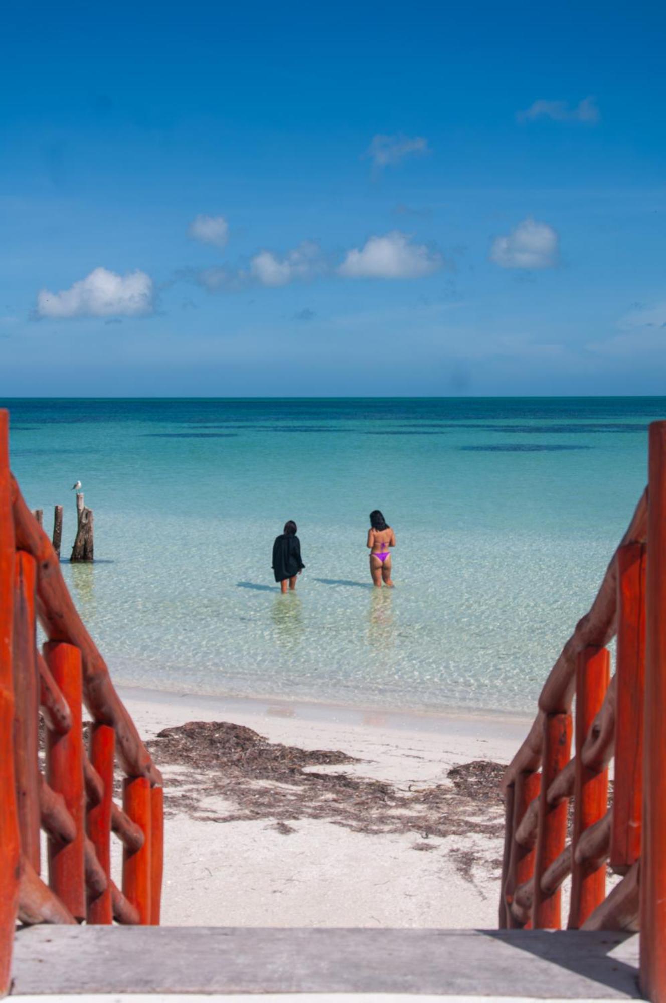 Golden Paradise Beach Isola Holbox Esterno foto