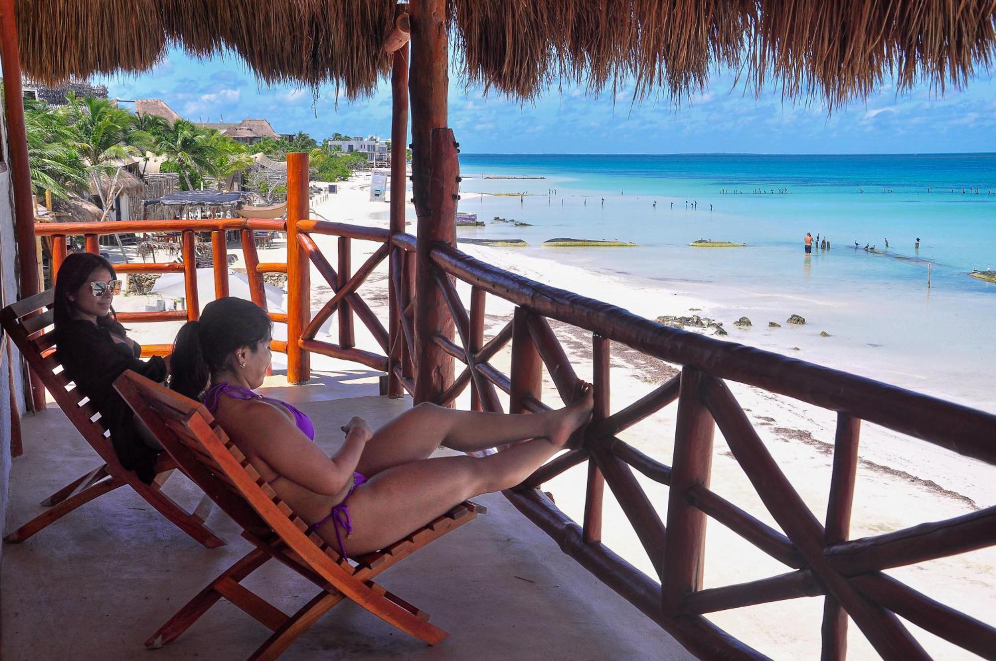 Golden Paradise Beach Isola Holbox Esterno foto