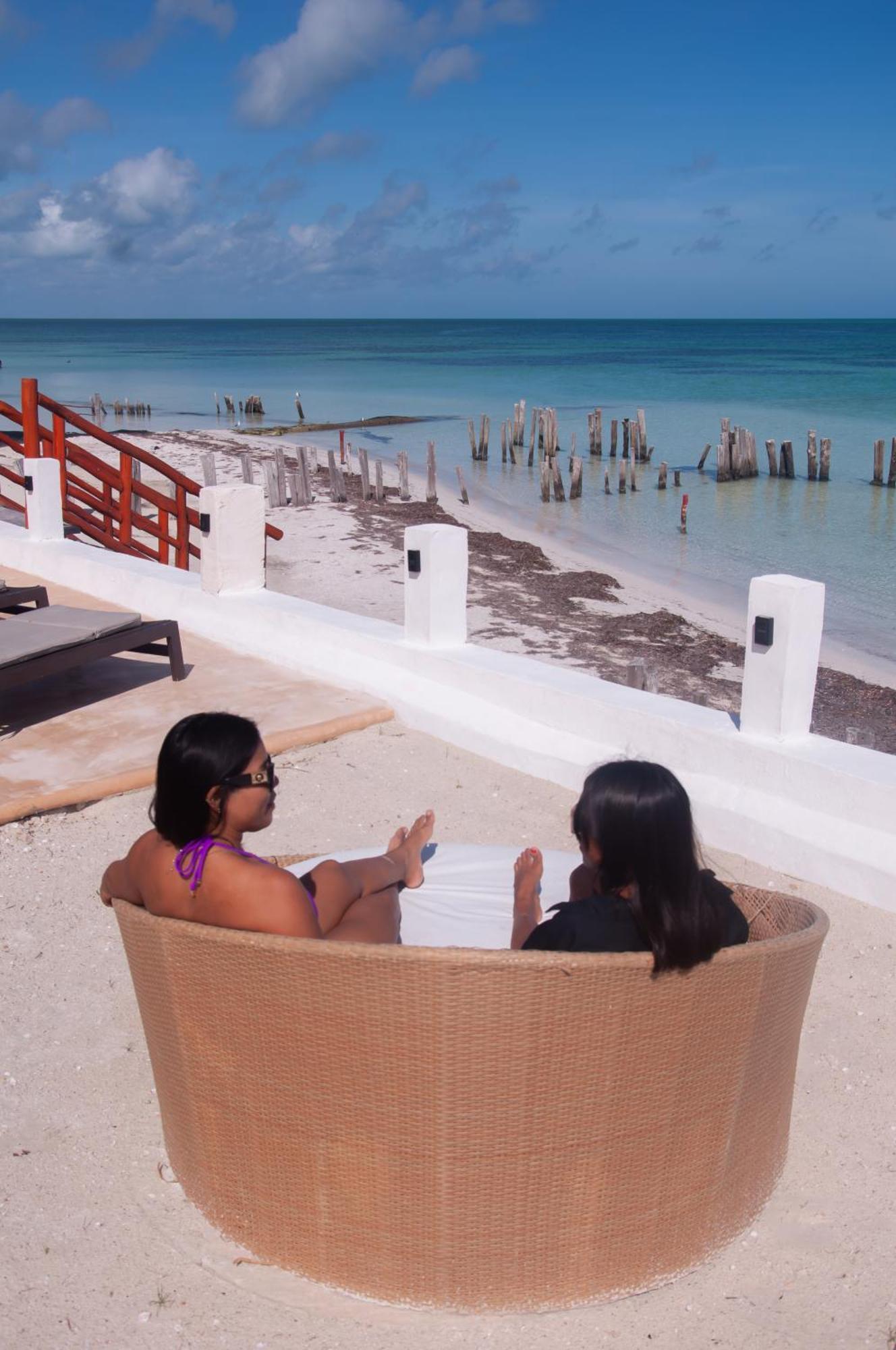 Golden Paradise Beach Isola Holbox Esterno foto